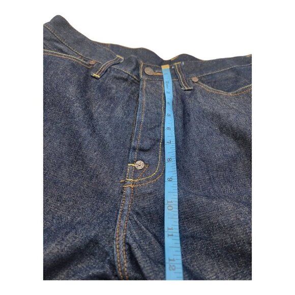 EVISU Jeans Men 38 Blue Paris Denim Vintage Art To Wear Baggy Hip Hop Y2K artsy - Picture 5 of 11